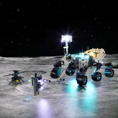 Vaodest Luz LED para Lego 42158 Technic NASA Mars Rover Perseverance Set, diseño y configuración compatible con el modelo 42158 (solo luz LED, no