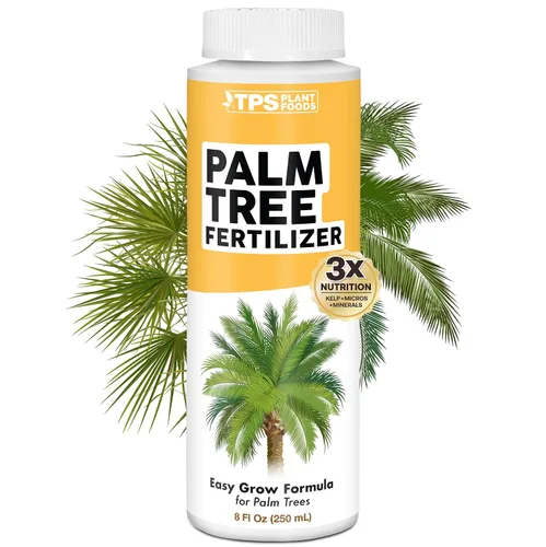Fertilizante para palmeras para todas las palmas y helechos, alimento líquido para plantas 8 oz (250mL) | Indoor & Outdoor Use,