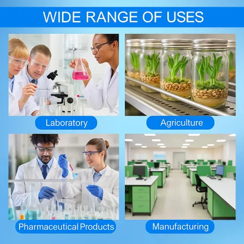 Vista 6 de Termómetro de laboratorio de uso general Duo Reading Termómetro líquido de vidrio de inmersión total para laboratorios, universidades