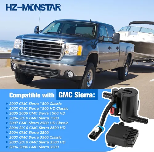 Vista 2 de Solenoide de ventilación de bote de vapor compatible con Chevrolet Silverado 1500 2500 3500 HD Classic GMC Sierra 1500 2500 3500 HD Classic