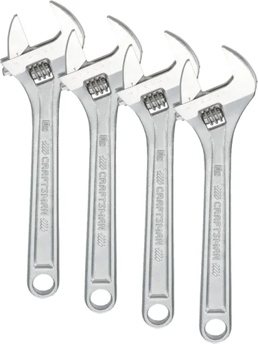 CRAFTSMAN Juego de llaves ajustables, 3 piezas (CMMT12001) (Paquete de 4)
