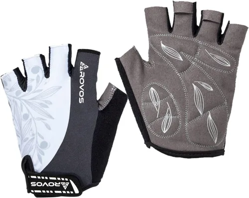 Guantes de ciclismo de montaña, guantes de ciclismo para hombresmujeres, almohadillas de absorción de impactos de 0.197 pulgadas (0.197 in), guantes