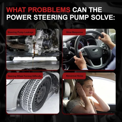 Vista 7 de Bomba de dirección asistida con depósito de polea 2009-2010 apta para Dodge Ram 1500 Pickup, 55398903AD