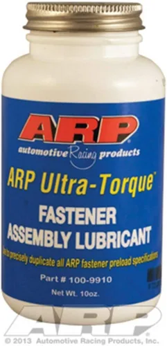 ARP Ultra Torque 100-9910 lubricante de ensamblaje, 10 oz. Recipiente con cepillo superior.