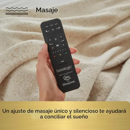 Vista 6 de Serta baselogic Base de Cama Ajustable Marco Nivel 3 - Twin XL - Ajustabilidad de Cabeza y Pie, Control Remoto Inalámbrico, Gravedad Cero y 3