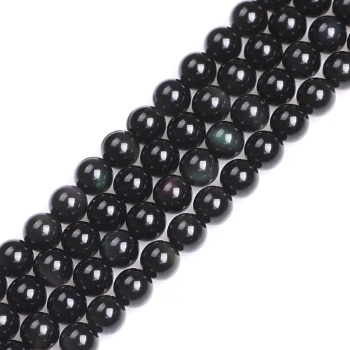 Vista 80 de GEM-Inside Cuentas sueltas de gemas de ojo de tigre azul lapislázuli de 8mm (0.31 pulgadas) color teñido redondas de cristal energético