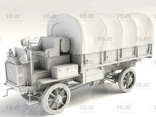 Vista 9 de ICM ICM35655 1:35-FWD Tipo B, WWI Camión del Ejército de EE. UU