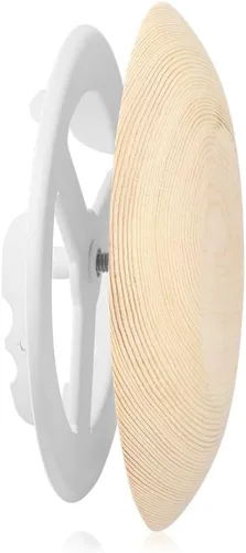 Vista 7 de Vindar Ventilación de aire para sala de sauna, 3.58 pulgadas, redonda, de madera, de Aspen, ventilación de aire de escape ajustable para sauna