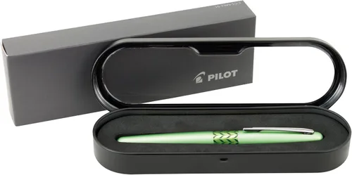 Vista 3 de PILOT MR Colección Retro Pop - Bolígrafo de pluma estilográfica, barril índigo con acento elipse, punta fina, tinta negra