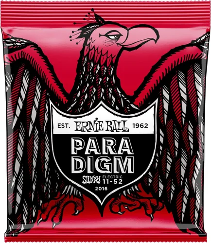 Vista 12 de Ernie Ball 2015 Paradigm cuerdas de guitarra eléctrica, parte superior ceñida, parte inferior gruesa