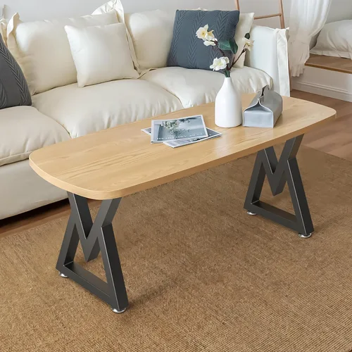 Vista 8 de Patas de metal para mesa de centro de 16 pulgadas, patas de banco negras resistentes, adecuadas para patas de muebles de bricolaje, mesas