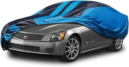 Vista 70 de Kaugung Funda impermeable para automóvil BMW Serie 3 (1999-2025), cubierta exterior completa para automóviles, ligera, resistente al sol, UV