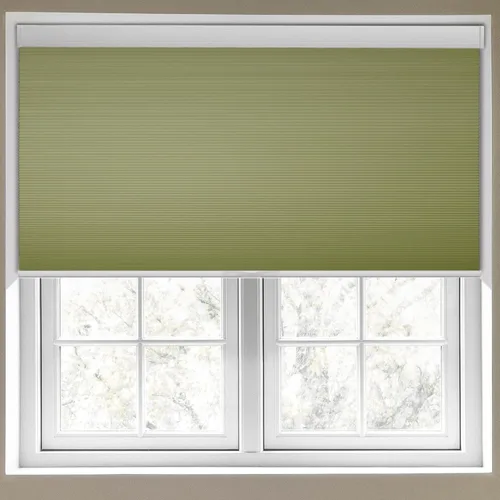 Vista 22 de Persianas celulares opacas con diseño de panal para ventanas, persianas sin cordones con diseño de panal para oscurecer la habitación, persianas