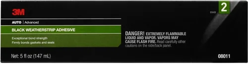 Vista 14 de 3M, 08008, adhesivo negro para burletes y juntas súper resistente, 5 fl oz, 1 por paquete
