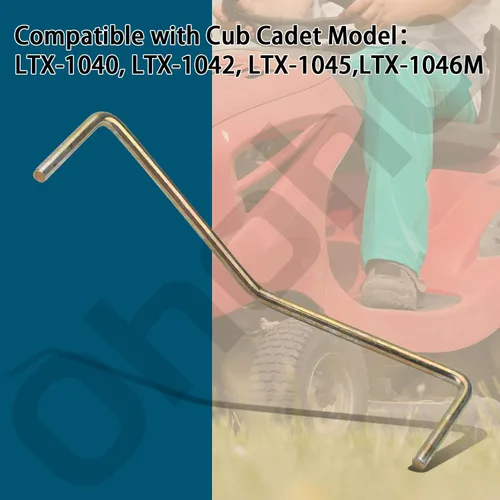 Vista 7 de Ohoho 747-05011 - Barra de sujeción para cinturón de cubierta compatible con Cub Cadet/MTD/Craftsman, compatible con los modelos: LTX 1040, 1042