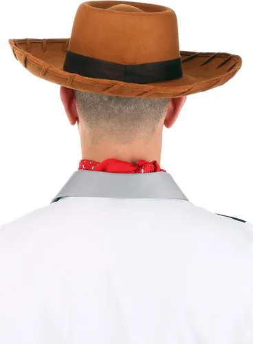 Vista 3 de Disney Pixar Toy Story Woody Cowboy Adult Costume Hat