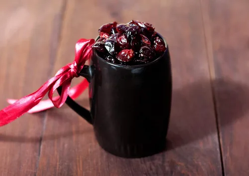 Vista 4 de Arándanos secos, 8 onzas, crudos, kosher, veganos, ligeramente endulzados y recubiertos con aceite de girasol, sin sulfuro, a granel