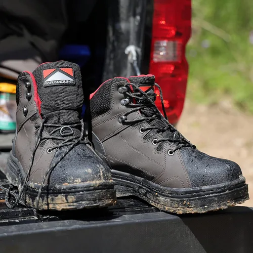 Vista 6 de Paramount Outdoors Deep Eddy Wading Boots Felt and Rubber Cleated Outsole