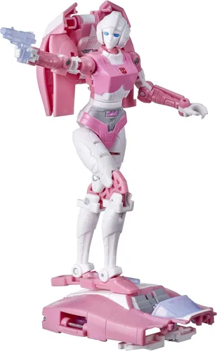 Transformers Toys Generations War for Cybertron: Earthrise Deluxe WFC-E17 Arcee Figura de acción – Niños a partir de 8 años, 5.5 pulgadas