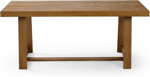 Vista 91 de Plank+Beam Banco de Comedor de Granja de 60 Pulgadas, Banco de Entrada de Madera Maciza, Banco de Madera para Exteriores, Asiento de Comedor