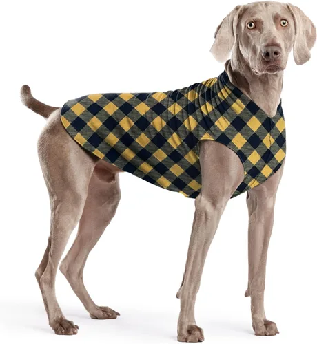 Vista 74 de Goldpaw - Chaqueta elástica de vellón para perros pequeños, suéter súper suave y cálido para perro, chaleco de suéter para mascotas para otoño e