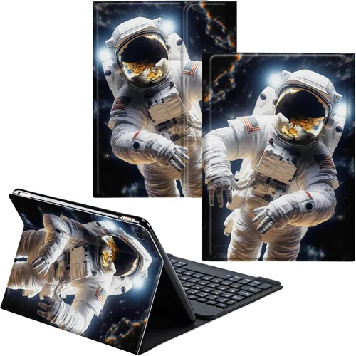 Vista 14 de Funda para Samsung Galaxy Tab S6 Lite 2022/2020 Teclado Inalámbrico Desmontable y Cubierta De Soporte De Cuero PU Funda Protectora Para Samsung