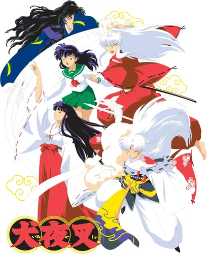 Vista 2 de Isaac Morris Limited Inuyasha Retro Group Shot - Sudadera con capucha para hombre y mujer