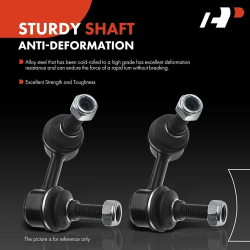 Vista 4 de A-Premium 2 eslabones de barra estabilizadora delantera, compatibles con Nissan Frontier 2005-2019, Pathfinder 2005-2012, Xterra 2005-2015, Suzuki