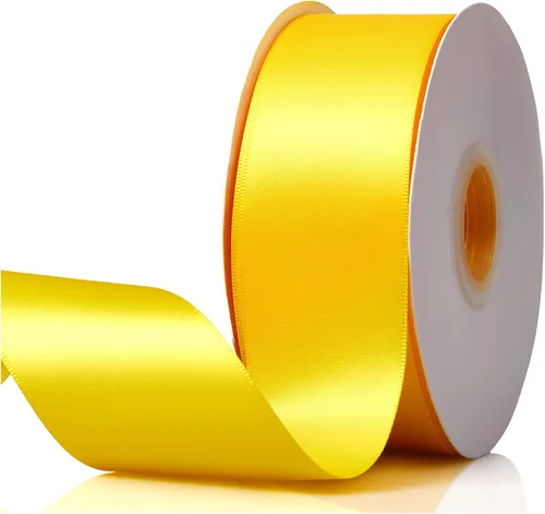 Vista 108 de 1-1/2"x50 Yards Apple Green Double Faced Satin Ribbon,Solid Color High Density Fabric Ribbon Rolls,Great for Gift Wrapping,Sewing,Crafts,DIY Bows