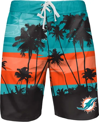 Vista 44 de FOCO Bañador con logotipo del equipo de la NFL para hombre Sunset