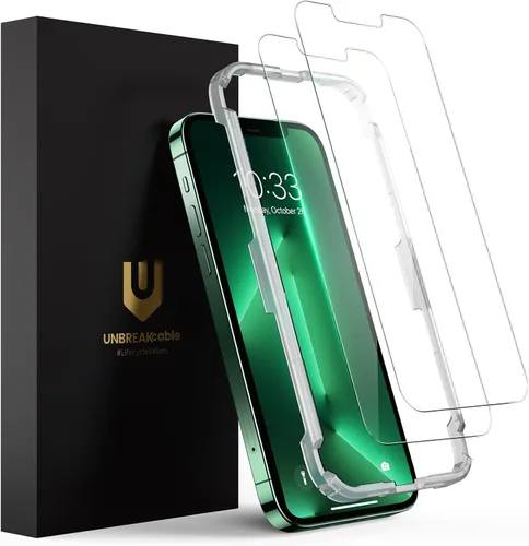 Vista 24 de UNBREAKcable Paquete de 2 protectores de pantalla para iPhone SE 2022 2020/8/7/6/6s, vidrio templado [marco de fácil instalación] [dureza 9H]