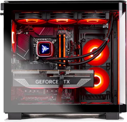 Vista 2 de Computadora PC de escritorio para jugadores Skytech King 95 - Ryzen 7 9700X 3.8 GHz (5.5 GHz Turbo Boost), NVIDIA RTX 5070 12 GB GDDR7, 1 TB Gen4