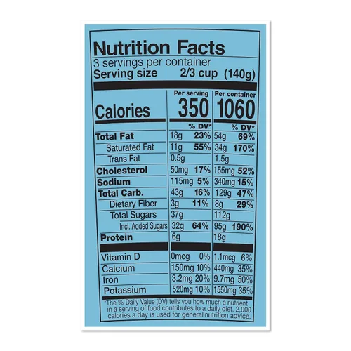 Vista 2 de 1 pinta de helado de brownie de chocolate y caramelo de Ben & Jerry's.