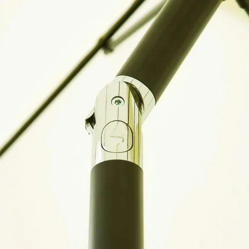 Vista 6 de Sunnyglade Sombrilla de patio de 9 pies para exteriores con 8 varillas resistentes (beige)