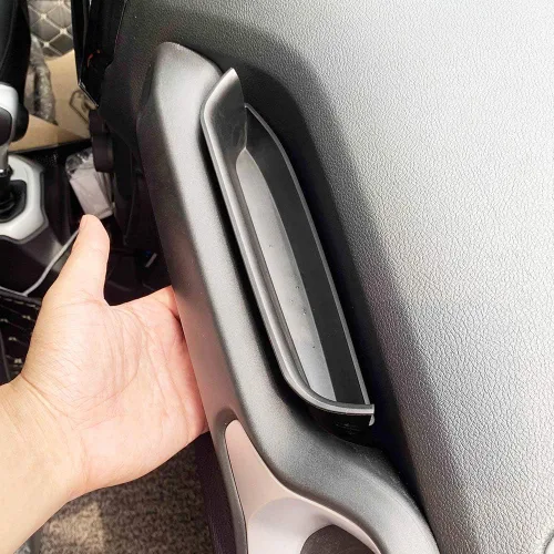 Vista 2 de Savadicar GrabTray - Mango de agarre para pasajeros y bandeja de almacenamiento para Jeep Renegade 2015-2021, accesorios de expansión