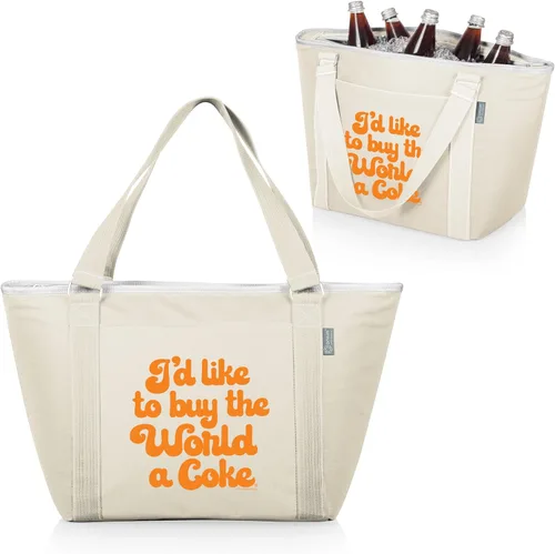 Vista 2 de PICNIC TIME Coca-Cola Topanga Tote - Bolsa enfriadora suave, enfriador de picnic