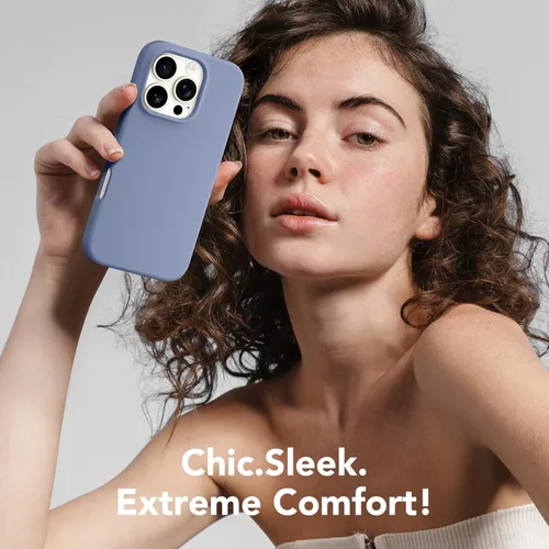 Vista 594 de GONEZ Funda magnética para iPhone 14, compatible con Magsafe, con protector de pantalla + protector de cámara, forro de microfibra antiarañazos