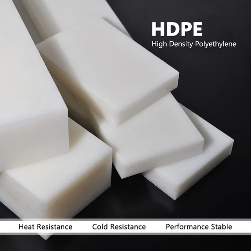 Vista 4 de Bloque de HDPE Blanco PE Polietileno Rectangular Sólido Plástico Bloque de Golpeo de Alta Densidad Hoja Ideal para Proyectos de Bricolaje