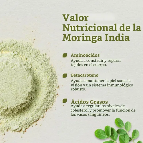 Vista 5 de Better Alt Polvo de moringa orgánico, certificado por USDA, polvo de hoja de moringa, perfecto para batidos, té, bebidas y recetas, superalimento