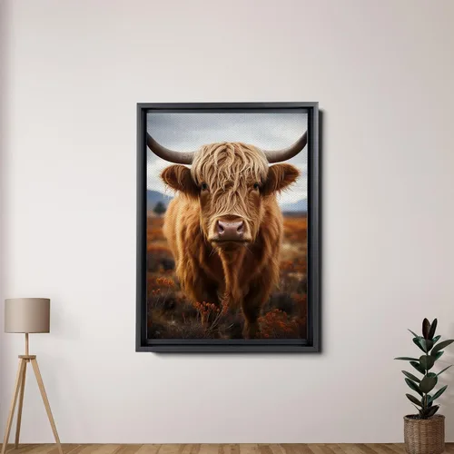 Vista 7 de printable wall art, aesthetic room decor, fireplace mantel art, nursery wall decor, yak printing art, yak