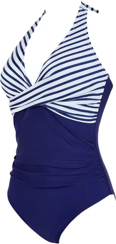 Vista 2 de SUUKSESS - Trajes de baño de una pieza con control de la barriga para mujeres, trajes de baño con escote y realce.