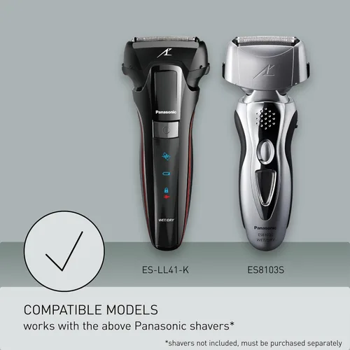 Vista 3 de Panasonic Hoja exterior de repuesto para afeitadora WES9087PC, compatible con afeitadoras ARC3 de 3 cuchillas ES-LL41-K, ES8103S