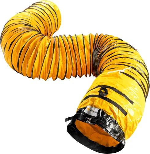 Vista 12 de MOUNTO Manguera flexible de conducto de PVC de 25 pies para ventilador de escape (8 pulgadas)