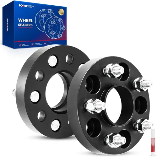 Vista 116 de KAX - Espaciadores de rueda de 0.197 x 4.252 in, espaciador centrado en cubo de 5 lengüetas para Ford Escape Negro