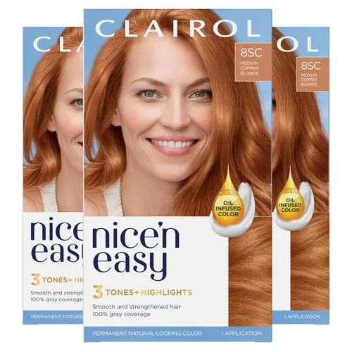 Vista 40 de Clairol - Tinte permanente Nice'n Easy para el cabello, color rubio extra claro 10 (Extra Light Blonde), paquete de 3