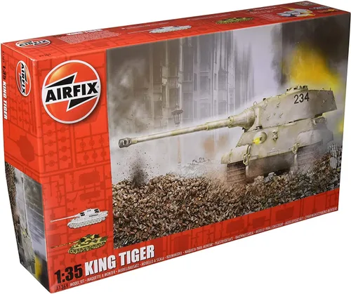 Vista 4 de Airfix JagdPanzer 38 toneladas Hetzer Versión tardía 1:35 WWII Militar Tanque Modelo de Plástico Kit A1353