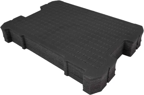 Vista 8 de POWERTEC Caja de herramientas con inserto de espuma, organizador de herramientas de espuma para Bosch L-Boxx 2, inserto personalizable para maletín