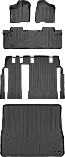 Vista 48 de MAXLINER Alfombrillas de Piso - Juego de Revestimiento de 3 Filas para Toyota Sienna 2013-2020