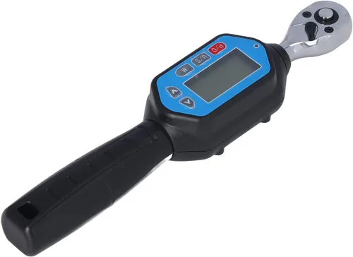 Vista 8 de Llave dinamométrica digital, conector de 1/4 pulgadas, pantalla digital electrónica, medidor de torsión ajustable, herramienta de zócalo, medidor