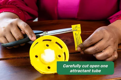 Vista 6 de Rescue YJTC-DB9 amarillo, cartucho atrayente, 10 semanas, 1